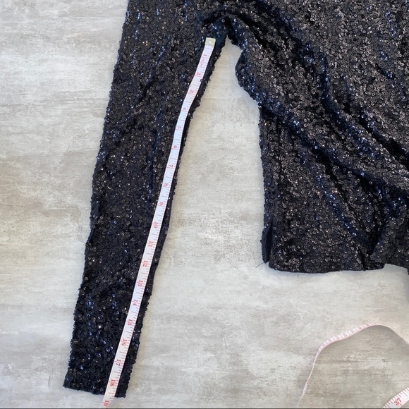 J. Crew Black Sequin Top - Picture 9 of 14